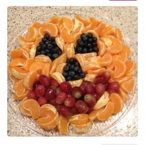 Pumpkin Fruit Tray